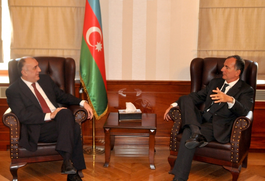 Azerbaijani FM meets former Minister of Foreign Affairs of Italy