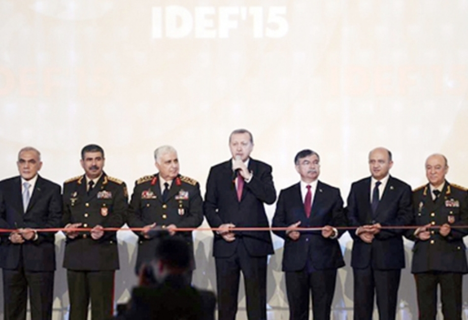 IDEF-2015 underway in Istanbul Azerbaijan displays local-made products at IDEF-2015