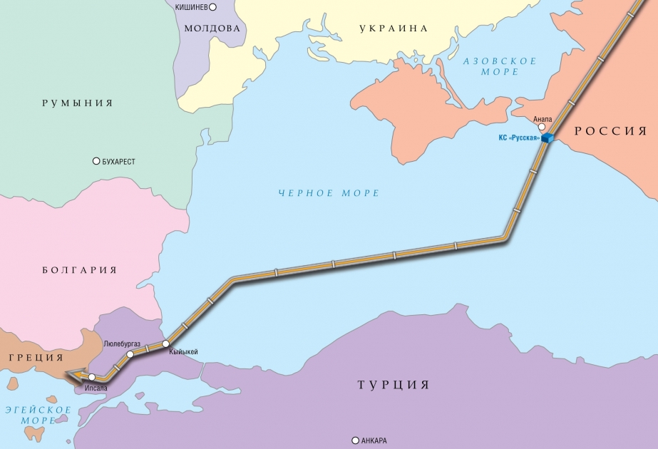 La Russie et la Turquie se sont convenues de mettre en service en 2016 le gazoduc Turkish Stream