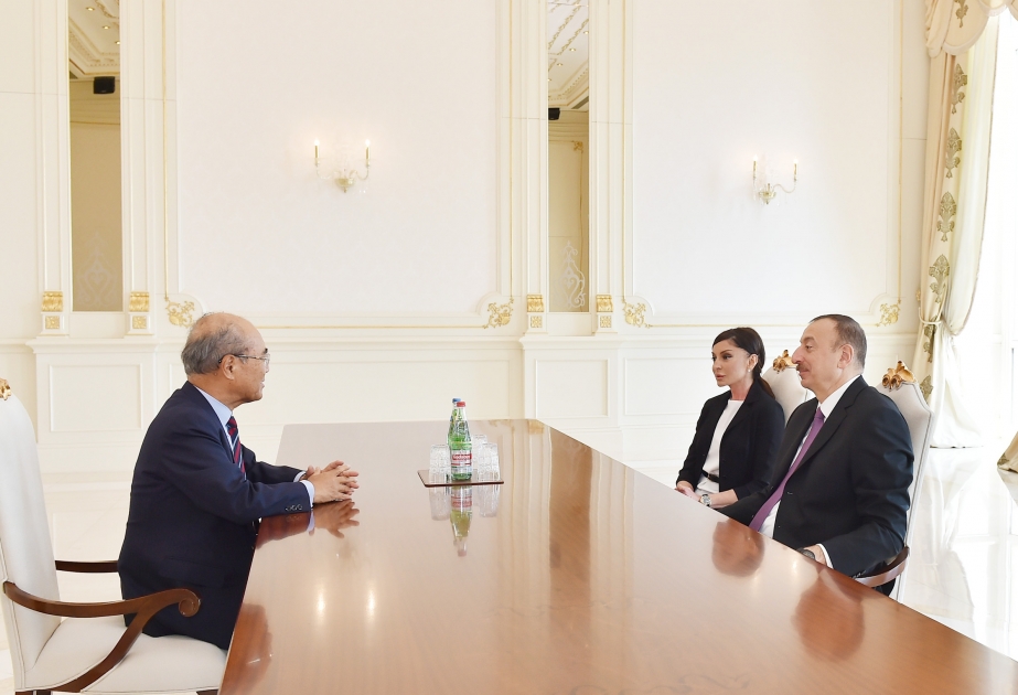 Президент Ильхам Алиев принял бывшего генерального директора ЮНЕСКО Коиширо Мацууру ВИДЕО