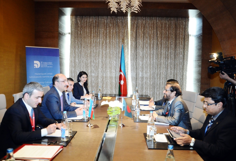 Azerbaijani Minister of Culture and Tourism meets Bangladeshi Minister of Cultural Affairs