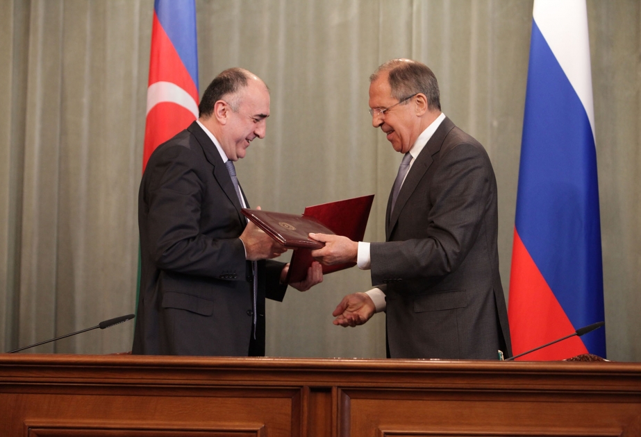 Zwischen den Außenministerien von Aserbaidschan und Russland ein Plan für Konsultationen für 2015-2016 unterzeichnet VIDEO