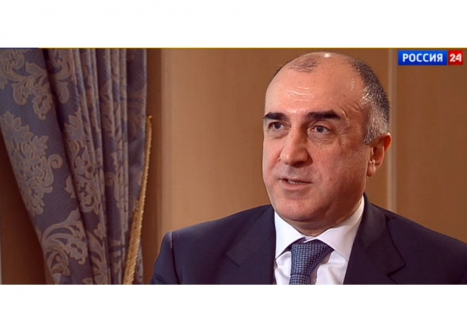 阿塞拜疆外长接受《俄罗斯-24》电视台采访