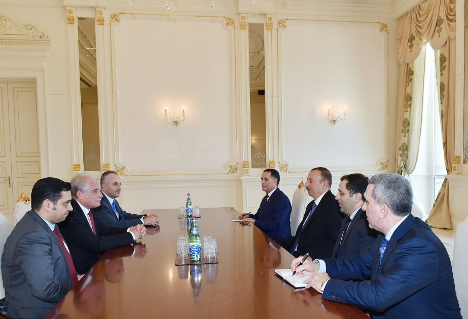Le Président Ilham Aliyev a reçu la délégation dirigée par le gouverneur du Sinaï du Sud de l’Egypte VIDEO