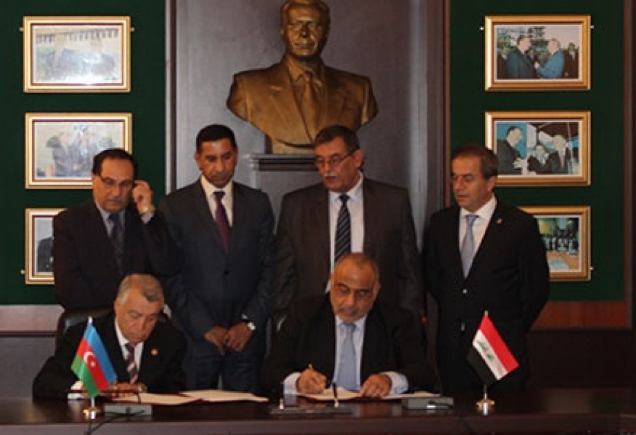 Azerbaijan, Iraq sign MoU