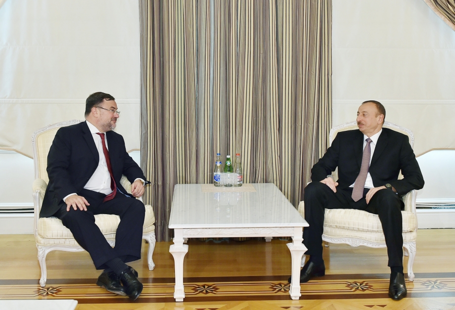 Entretien du président azerbaïdjanais Ilham Aliyev avec le coordinateur de projet de l’OSCE Alexis Chahtakhtinsky VIDEO