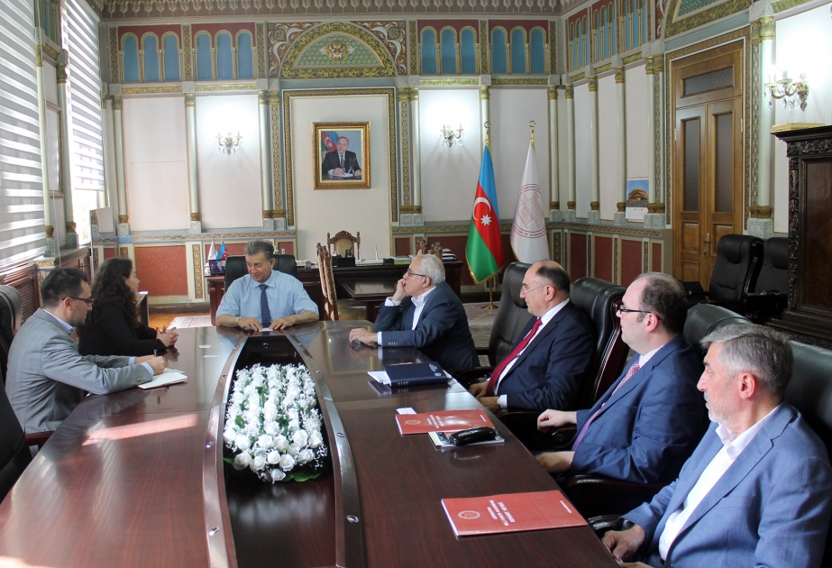 Delegation of Nature Publishing Group visits National Academy of Sciences of Azerbaijan