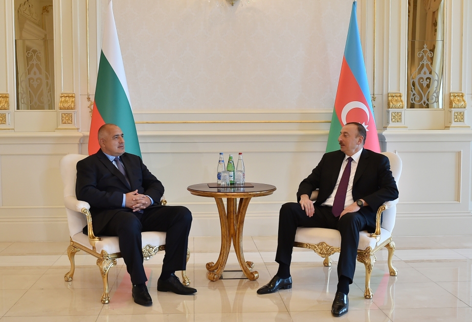 Президент Азербайджана Ильхам Алиев принял премьер-министра Болгарии Бойко Борисова ВИДЕО