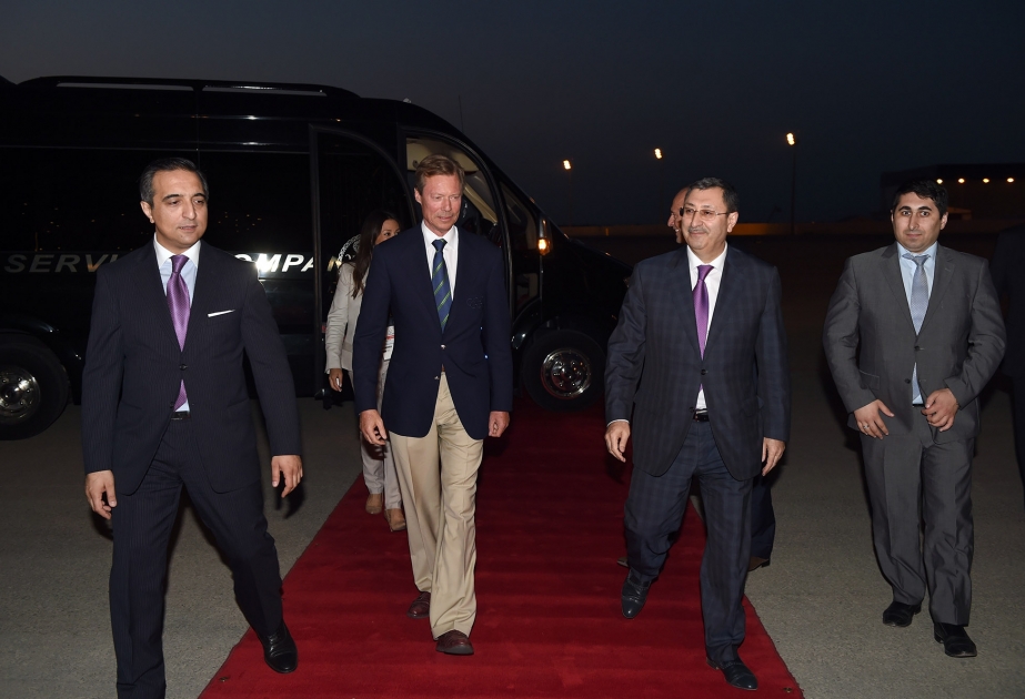 Le grand-duc Henri de Luxembourg en visite en Azerbaïdjan