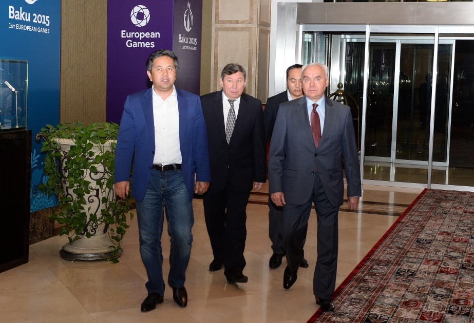 Le premier vice- premier ministre kirghiz à la cérémonie d’ouverture de Bakou- 2015