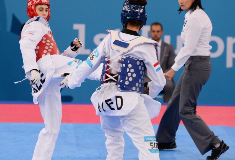 Azerbaijani female taekwondo fighter into semifinal at Baku 2015