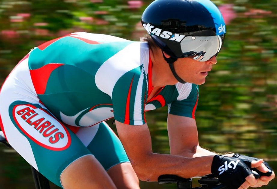 Belarusian Vasil Kiryienka powers to gold in men's Cycling time trial