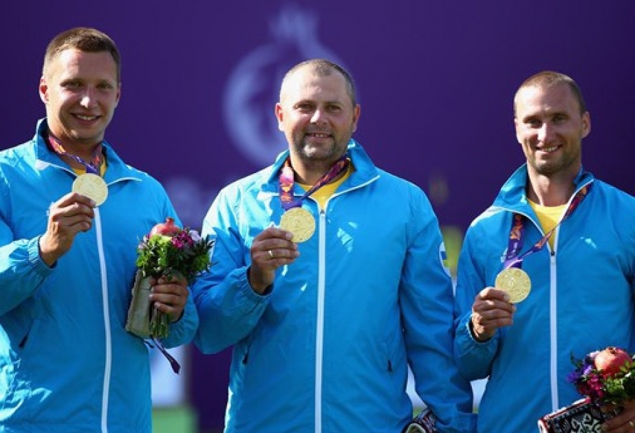 Ukraine win shoot-off against Spain for men's Archery team gold