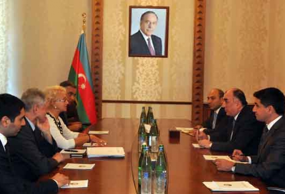 Azerbaijani FM meets Chairperson of Interstate Aviation Committee