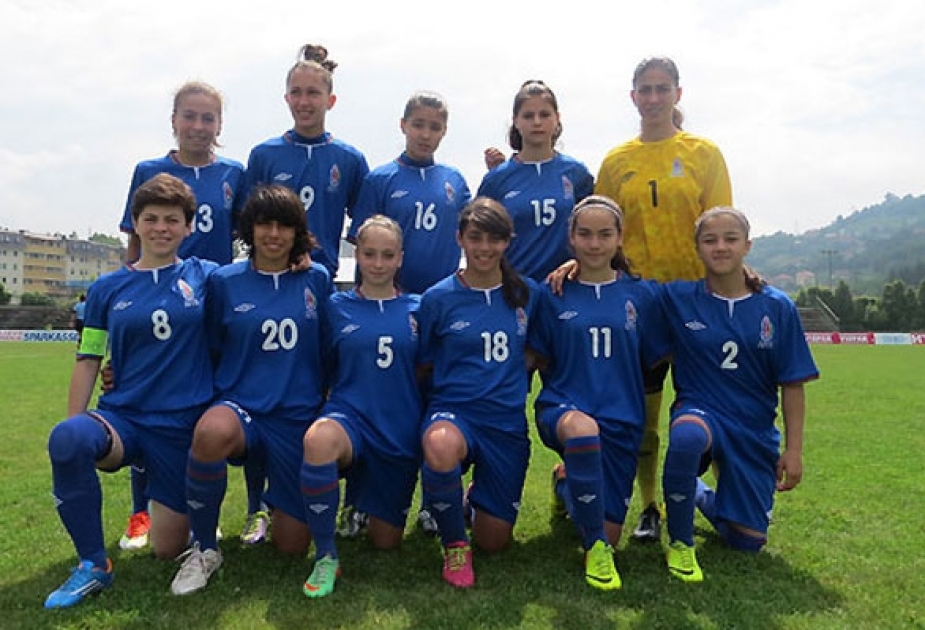 Azerbaijani U-17 women footballers beat Latvia at UEFA development tournament