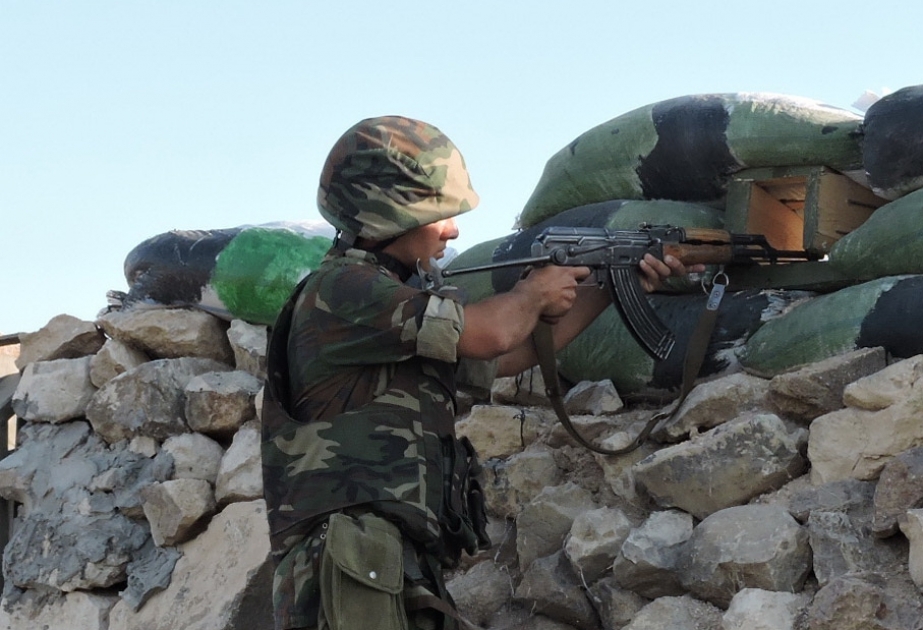 Armenische Soldaten haben Positionen der Aserbaidschanischen Armee aus Stellungen erneut beschossen VIDEO
