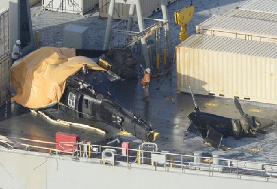 U.S. military helicopter crashes off Okinawa, 6 injured