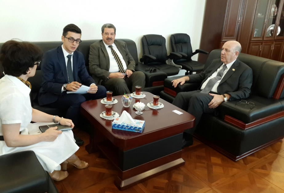 لقاء في جامعة الطب مع سفير الجزائر لدى أذربيجان