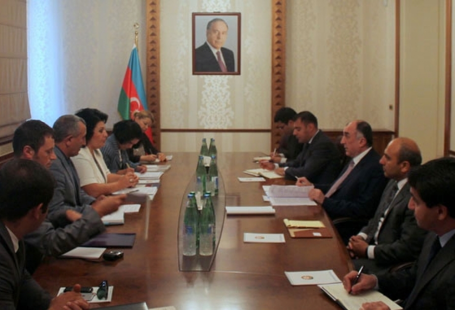 Entretien du ministre azerbaïdjanais des Affaires étrangères avec la rapporteure de l'APCE