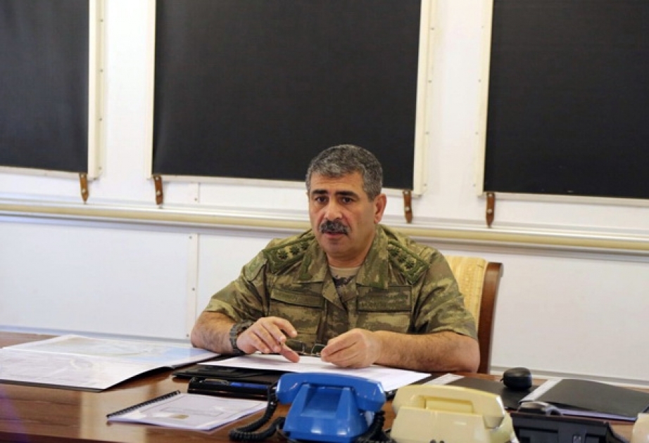 اختتام التدريبات الحربية للقيادة والاركان في أذربيجان