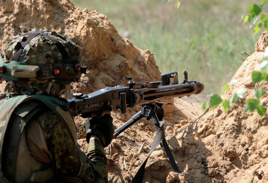Bewaffnete armenische Einheiten haben den Waffenstillstand aus Minenwerfern, Granatwerfern und großkalibrigen Maschinengewehren tagsüber 116-mal verletzt VIDEO