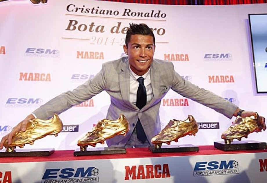 Kriştiano Ronaldo dördüncü dəfə “Qızıl buts” mükafatına sahib olub