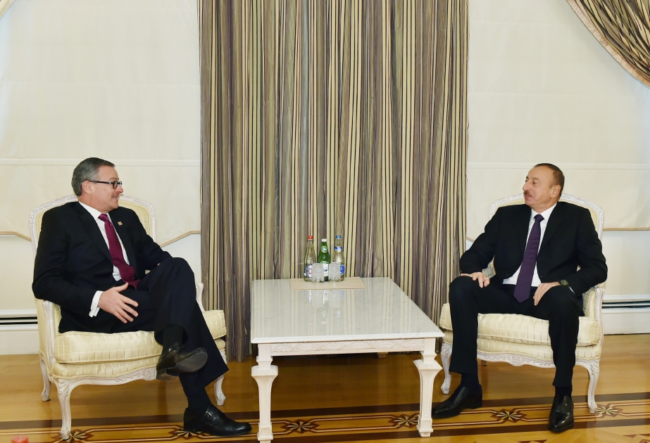 Президент Азербайджана Ильхам Алиев принял министра иностранных дел и религий Республики Коста-Рика ВИДЕО