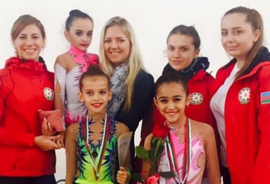 مشاركة جمبازيات ناشئات أذربيجانيات بنجاح في مسابقة دولية ببلغاريا