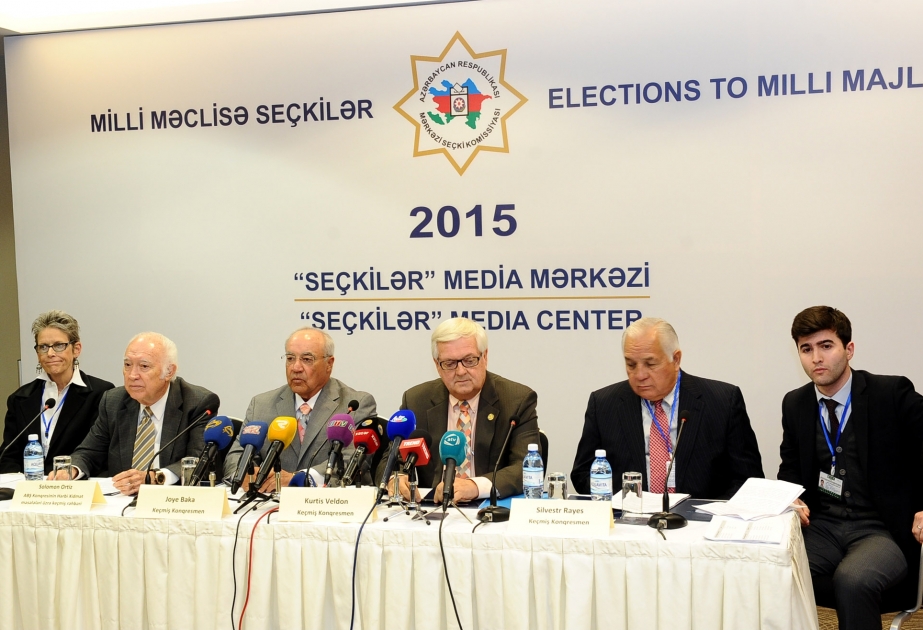 American observers: Azerbaijani elections were free, fair and transparent
