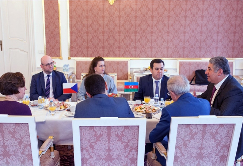 بحث سبل التعاون في مجال الشباب والرياضة بين أذربيجان والتشيك