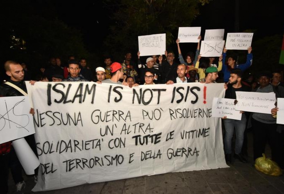 'Not in my name' - Italy's Muslims rally against terrorism