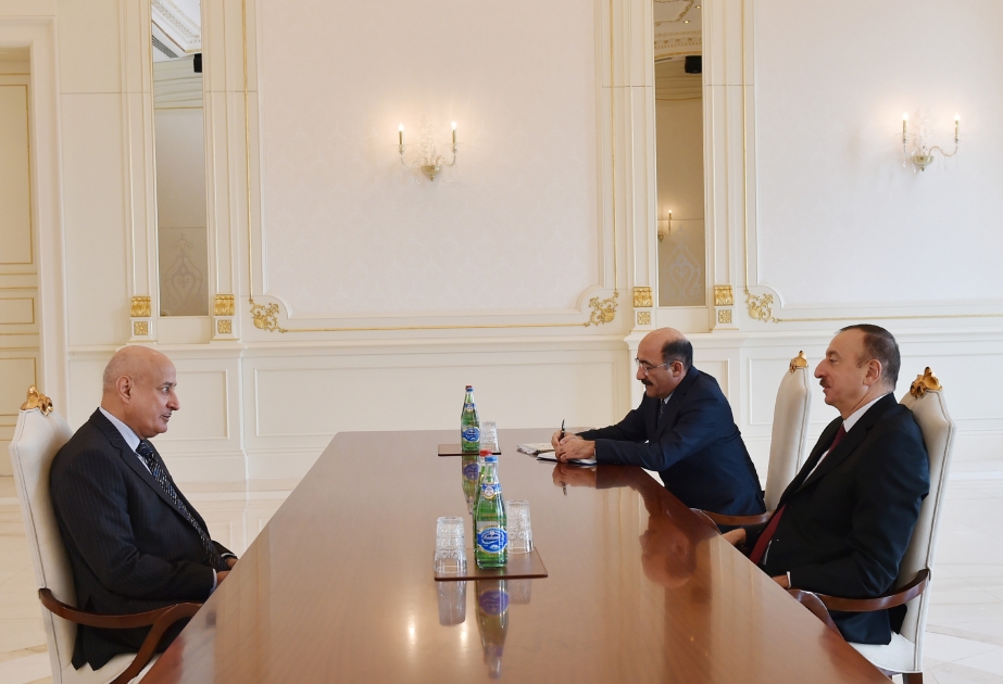 伊利哈姆•阿利耶夫总统接见伊斯兰教科文组织秘书长