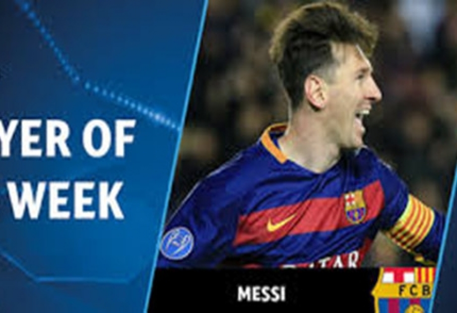 Messi Çempionlar Liqasının beşinci turunun ən yaxşı futbolçusu olub