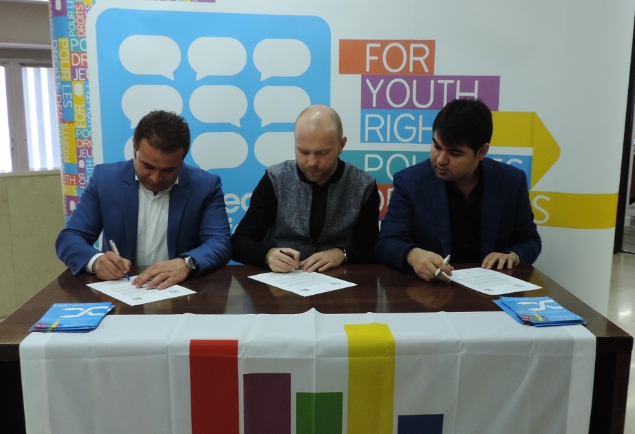European Youth Forum, Ganja sign memorandum of cooperation in Madrid