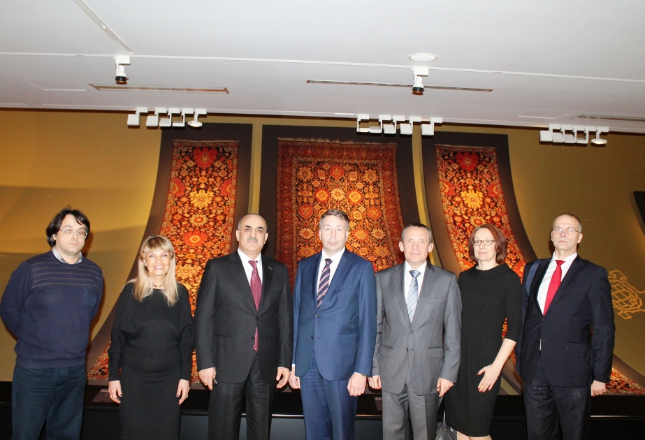 Latvian Minister for Welfare visits Carpet Museum in Baku