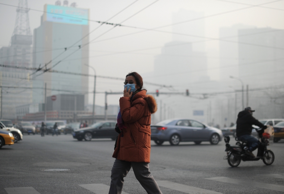 In China jährlich sterben etwa 1,4 Millionen Menschen an den Folgen der Luftverschmutzung