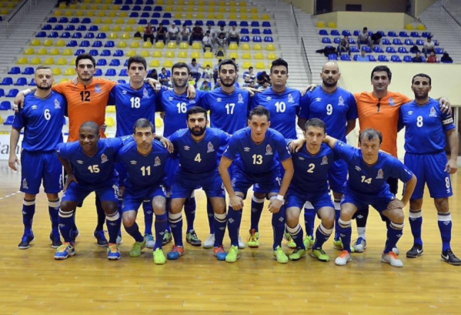منتخب أذربيجان لكرة القدم للصالات أمام نظيره السويدي