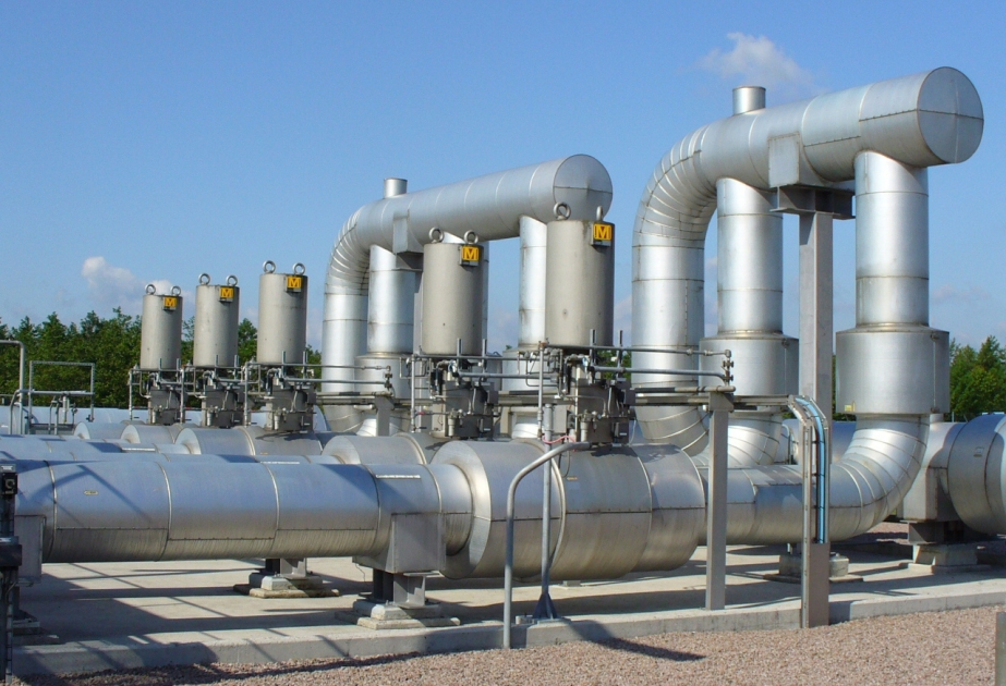 نقل 19.2 مليار متر مكعب من الغاز بخط أنابيب الغاز الرئيسية في أذربيجان خلال 11 شهرا