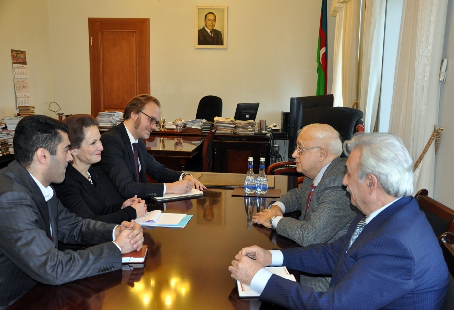 Azerbaijan`s Deputy Premier meets French Ambassador