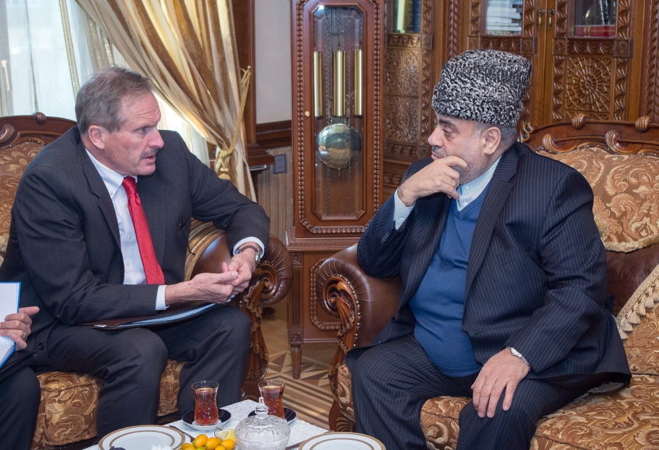 Le cheikh du Caucase a rencontré l’ambassadeur des Etats-Unis en Azerbaïdjan