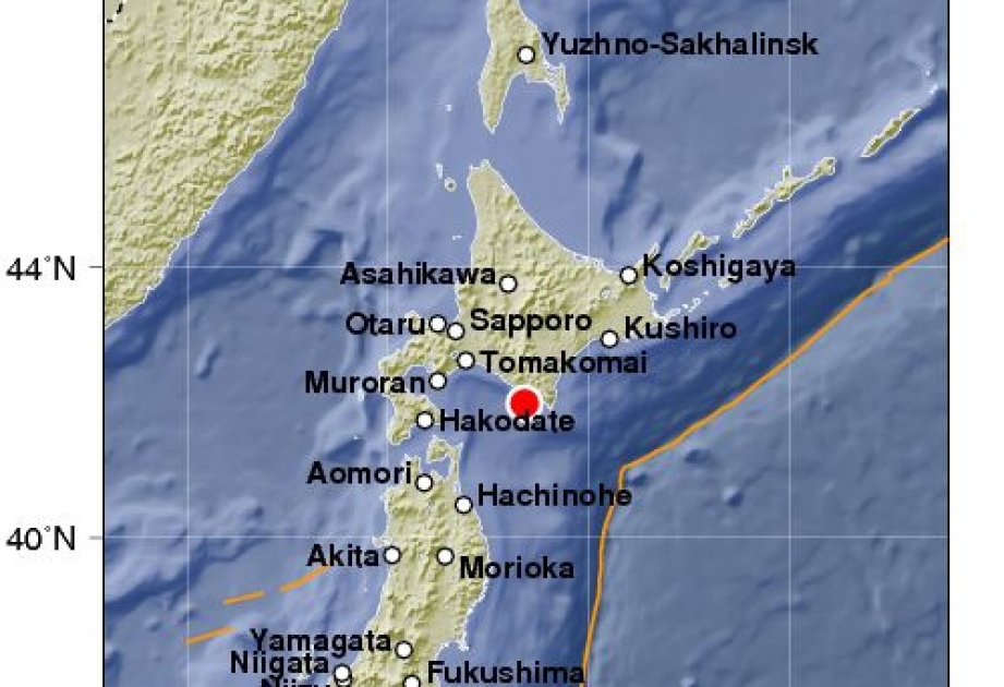 На севере Японии произошло мощное землетрясение магнитудой 6,7 балла