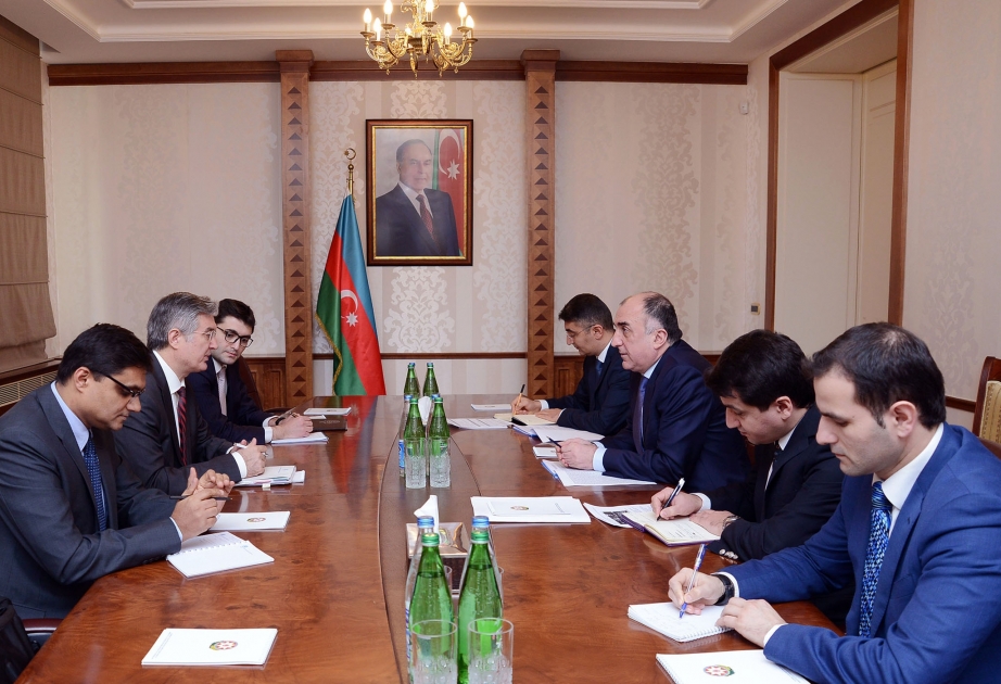 Azerbaijan`s FM meets Secretary General of ECO