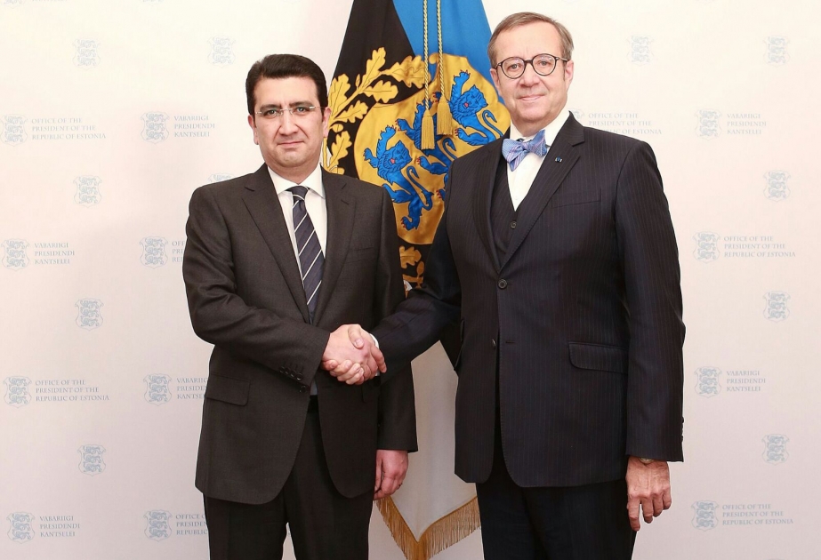 Le nouvel ambassadeur d’Azerbaïdjan remet ses lettres de créance au président estonien