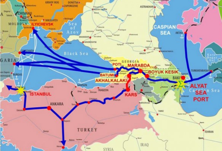 Azərbaycan Avropa ilə Asiyanı birləşdirən nəqliyyat körpüsüdür