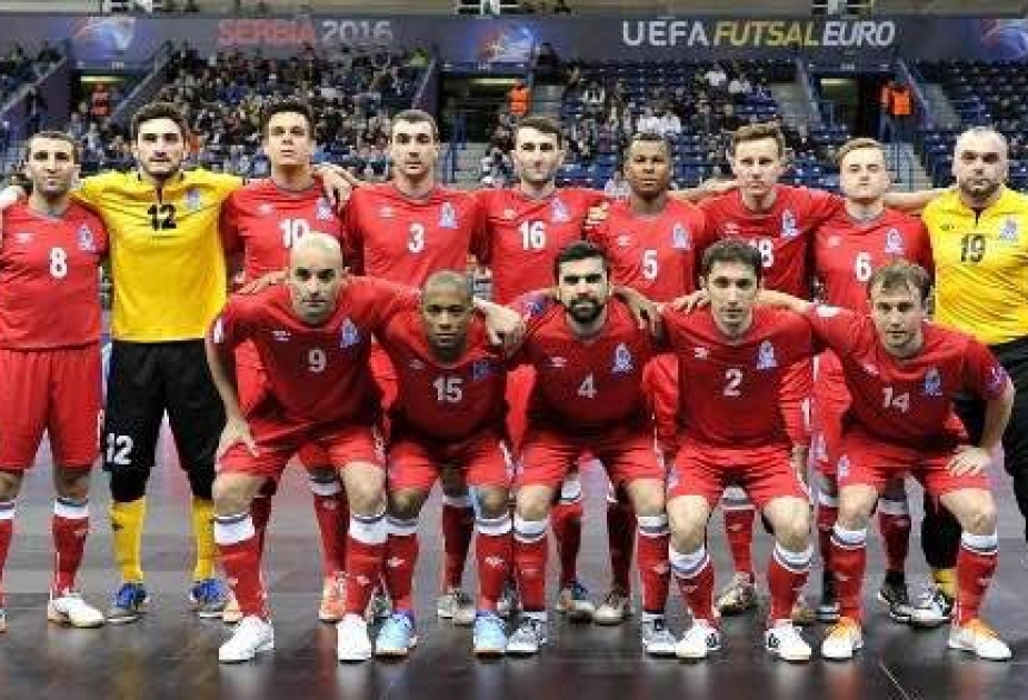 مواجهة منتخبي أذربيجان وروسيا في بطولة أوروبا في كرة القدم للصالات