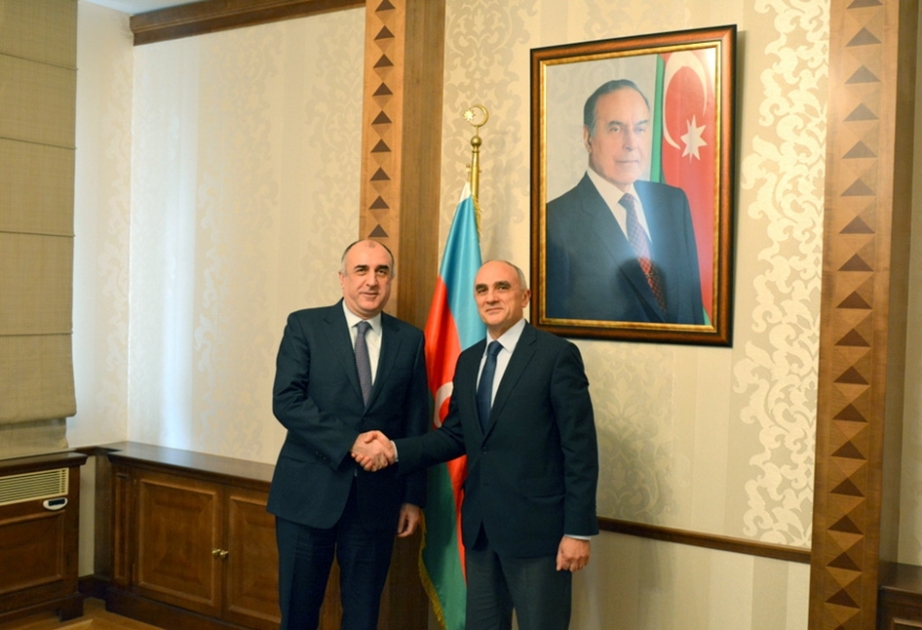 Azerbaijan`s FM meets Secretary General of GUAM