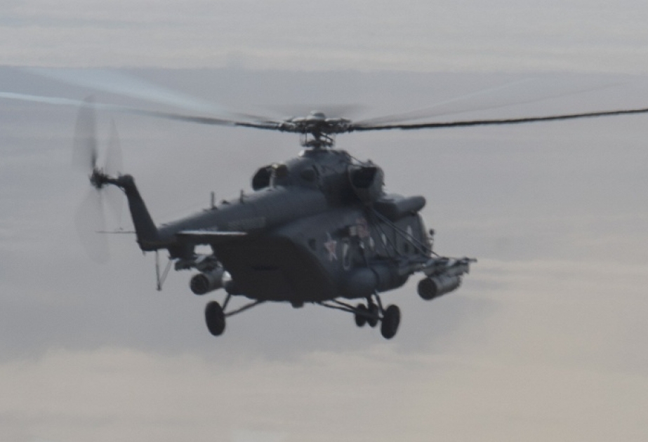 Rusiyada hərbi helikopter qəzaya uğrayıb