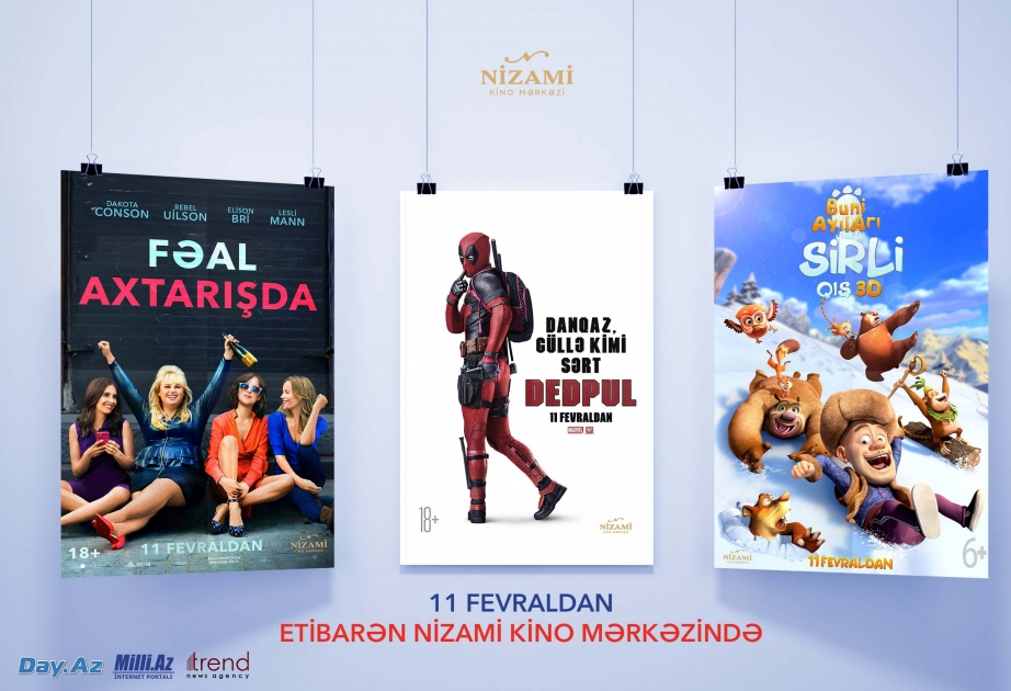 Nizami Kino Mərkəzində yeni filmlərin nümayişinə başlanılıb