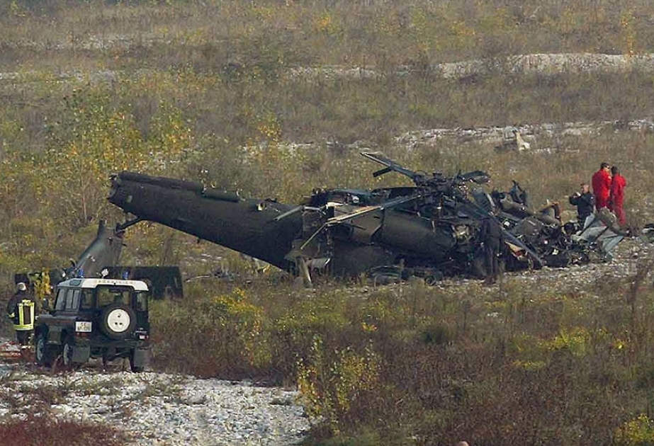 韩国一架军用直升机坠毁