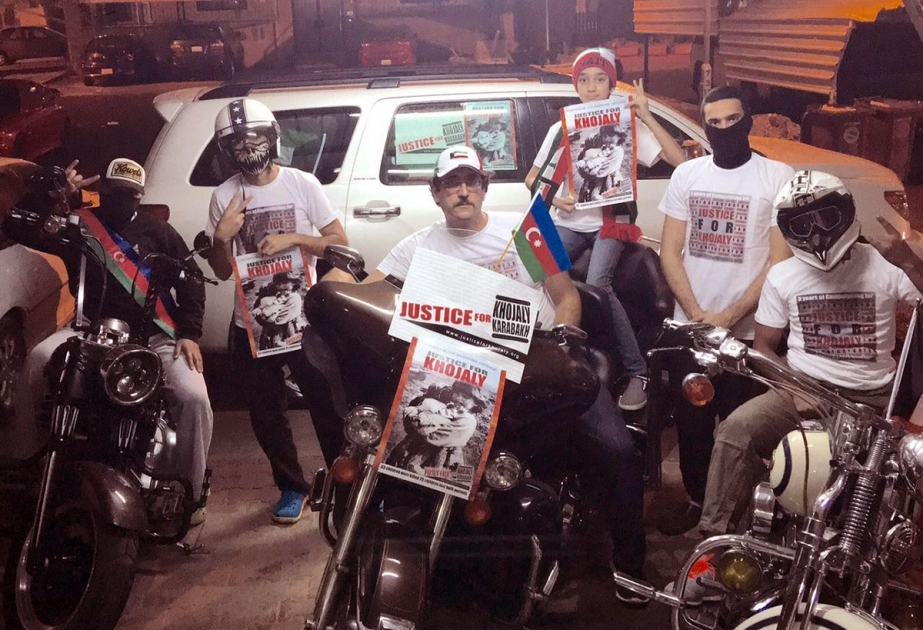 Küveytdə Xocalı soyqırımı qurbanlarının xatirəsinə həsr edilən motoyürüş keçirilib